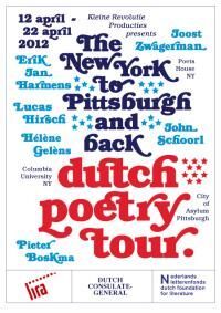 The New York to Pittsburghand Back Dutch Poetry Tour