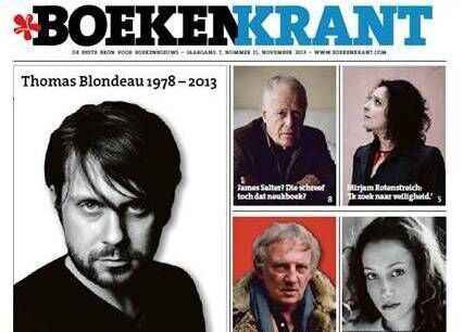 Nu verschenen: Boekenkrant editie 4 november 2013 – Met Thomas Blondeau, Hugo Claus en Eric Corton