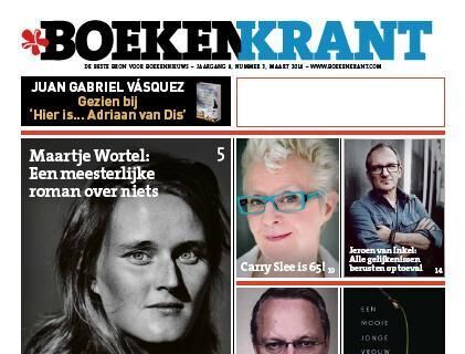 Nu verschenen: Boekenkrant editie 3 maart 2014 – Met Carry Slee, Maartje Wortel en Jeroen van Inkel