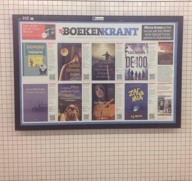 Op 1 december start Boekenkrant-poster – bereik Boekenkrant verhoogd naar 1 miljoen lezers!