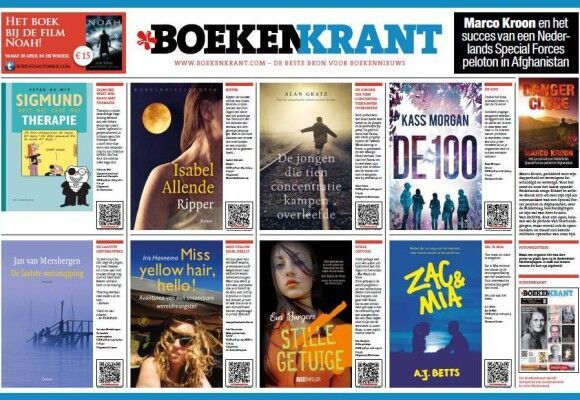 Volgende Boekenkrantposter verschijnt vanaf 10 juni 2014 op NS stations in heel Nederland