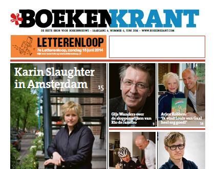 Nu verschenen: Boekenkrant editie 2 juni 2014 met Karin Slaughter, Gijs Wanders en Peter Terrin