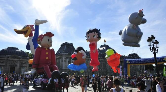 Brussel viert feest rond het stripverhaal