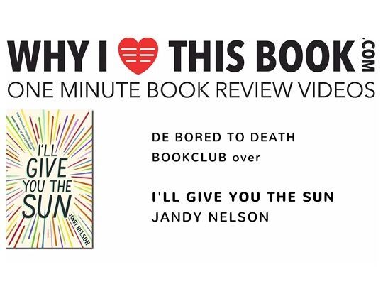 Why I love this book: I’ll give you the sun