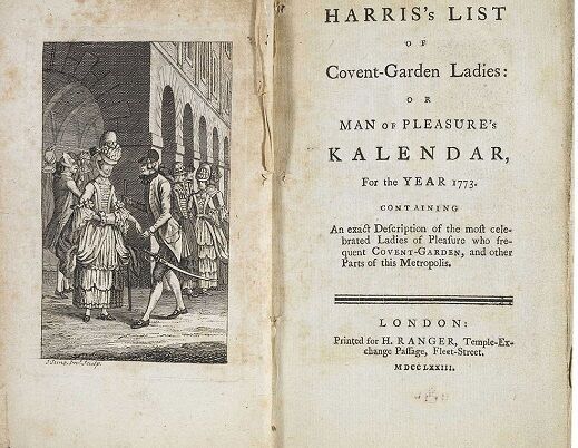 Bibliotheek koopt achttiende-eeuwse gidsen met lijst prostituees in Londen