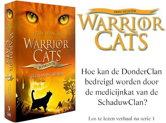 Boekfragment: Warrior Cats. Geeltands geheim