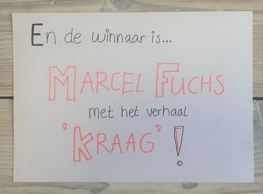Marcel Fuchs wint de Boekenkrant-schrijfwedstrijd!